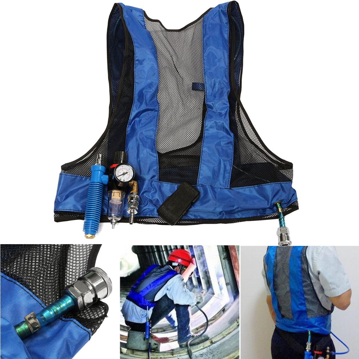 Voortex-Tube-Air-Conditioner-Waistcoat-Compressed-Air-Cooling-Vest-Welding-Steel-1076911-4