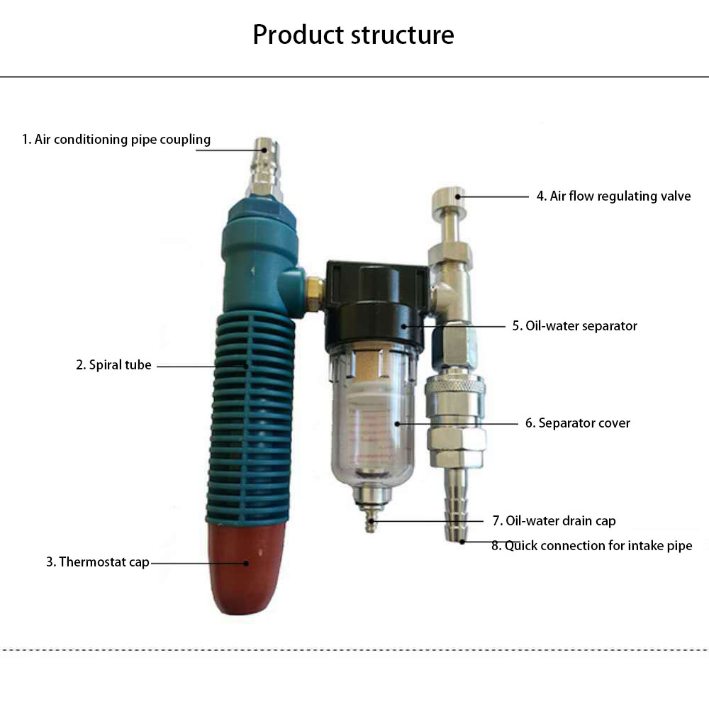 Voortex-Tube-Air-Conditioner-Waistcoat-Compressed-Air-Cooling-Vest-Welding-Steel-1076911-9