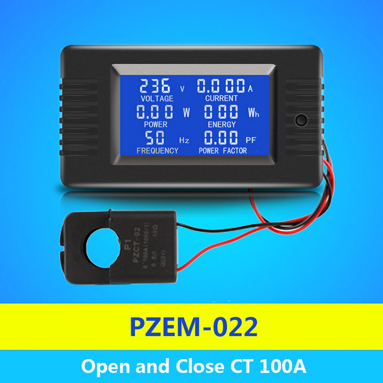 PZEM-022-Open-and-Close-CT-100A-AC-Digital-Display-Power-Monitor-Meter-Voltmeter-Ammeter-Frequency-1356031-2