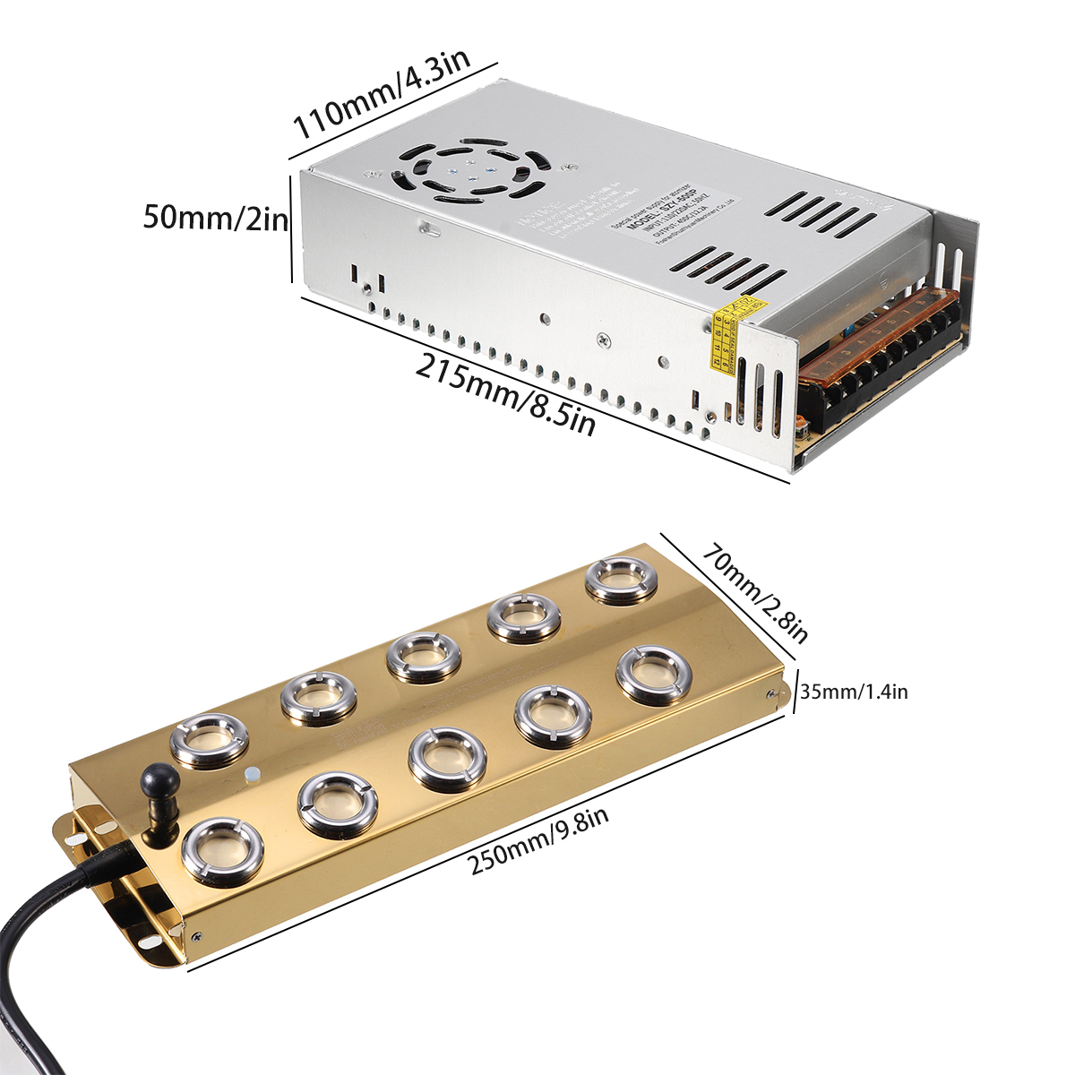 10-Head-Ultrasonic-Mist-Maker-Fogger-Humidifier--Transformer-1724689-3