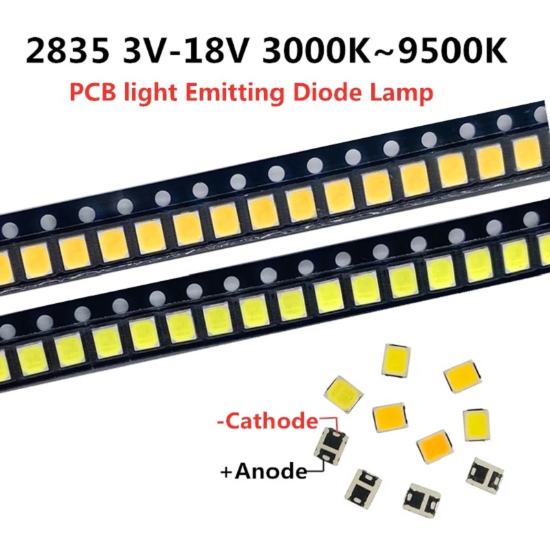 100pcs-SMD-LED-2835-Chips-1W-3V-6V-9V-18V-120-130LM-White-Warm-Surface-Mount-PCB-Light-Emitting-Diod-1918046-1