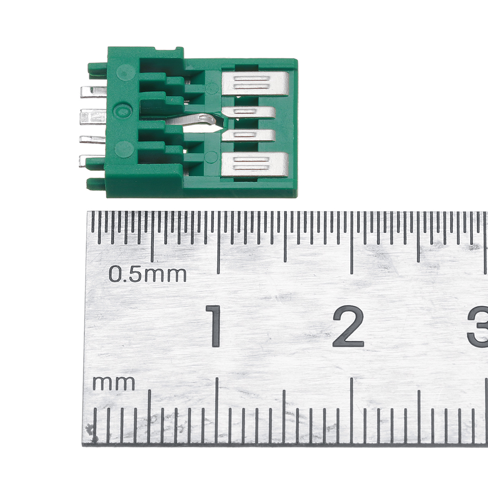 10PCS-USB-AM-30-Welding-Plate-Type-High-Current-Male-Short-Body-170mm-5p-Green-Two-Piece-Iron-Shell--1845717-5