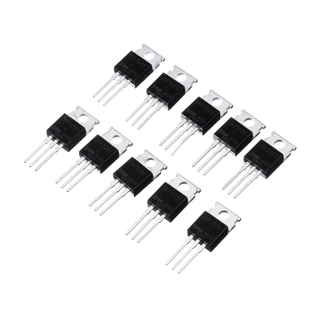 10Pcs-IRF3205-IRF3205PBF-MOSFET-MOSFT-55V-98A-8mOhm-973nC-TO-220-Transistor-1408318-3