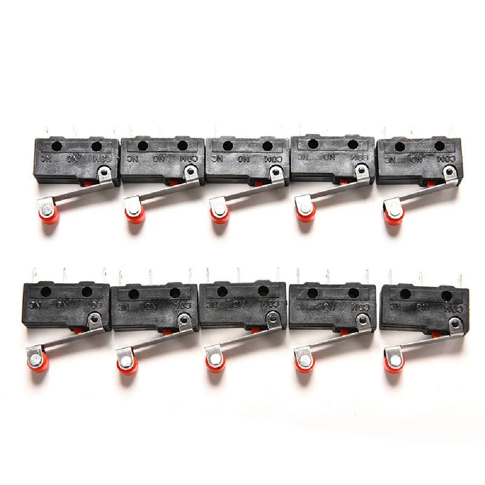 10pcs-Roller-Lever-Arm-PCB-Terminals-Micro-Limit-Normal-OpenClose-Switch-KW12-3-1896962-2