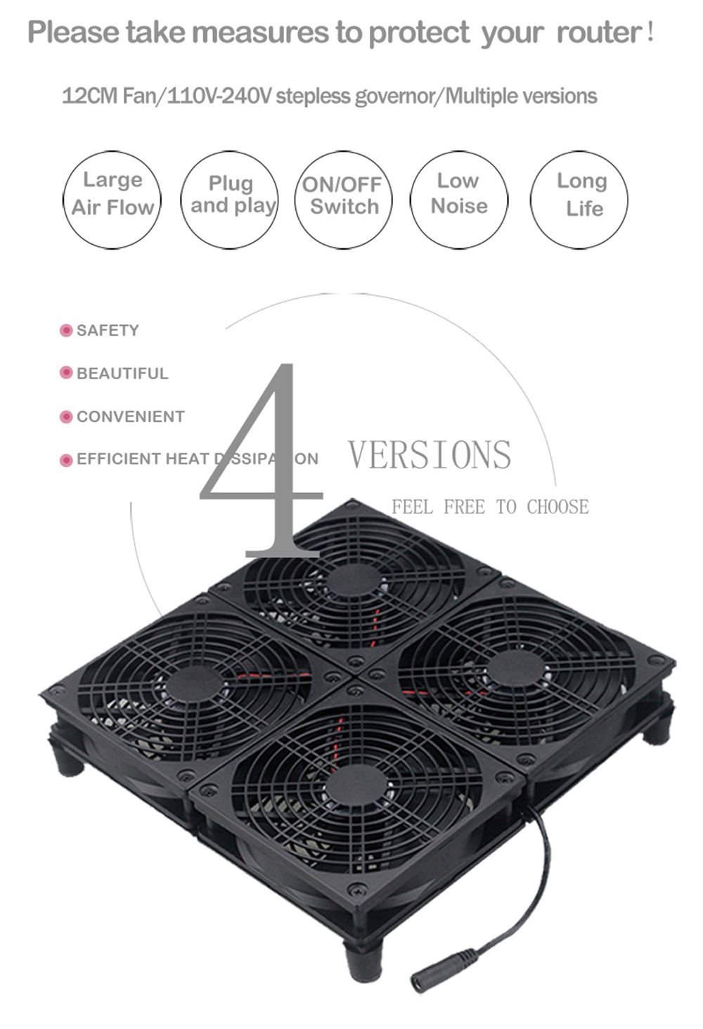 120MM-4-Cooling-Fans-Modem-TV-Box-Gaming-Router-Radiator-Base-Adjustable-Power-Adapter-Laptop-Cooler-1821149-1