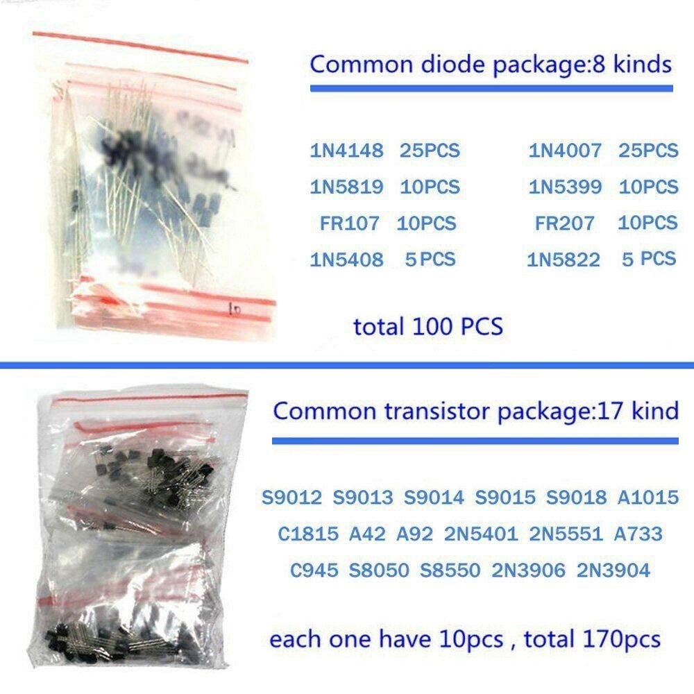 1390pcs-Electronic-Components-Basic-Starter-Kit-LED-Diode-Transistor-Capacitor-Resistance-Potentiome-1757066-2