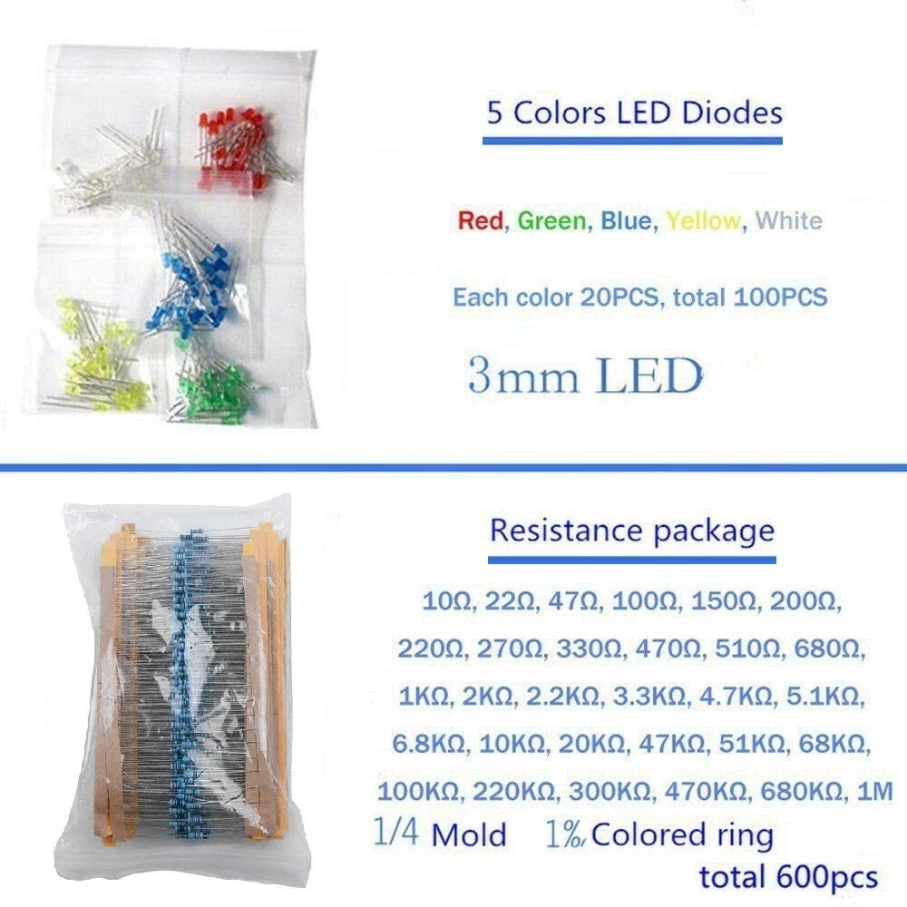 1390pcs-Electronic-Components-Basic-Starter-Kit-LED-Diode-Transistor-Capacitor-Resistance-Potentiome-1757066-3