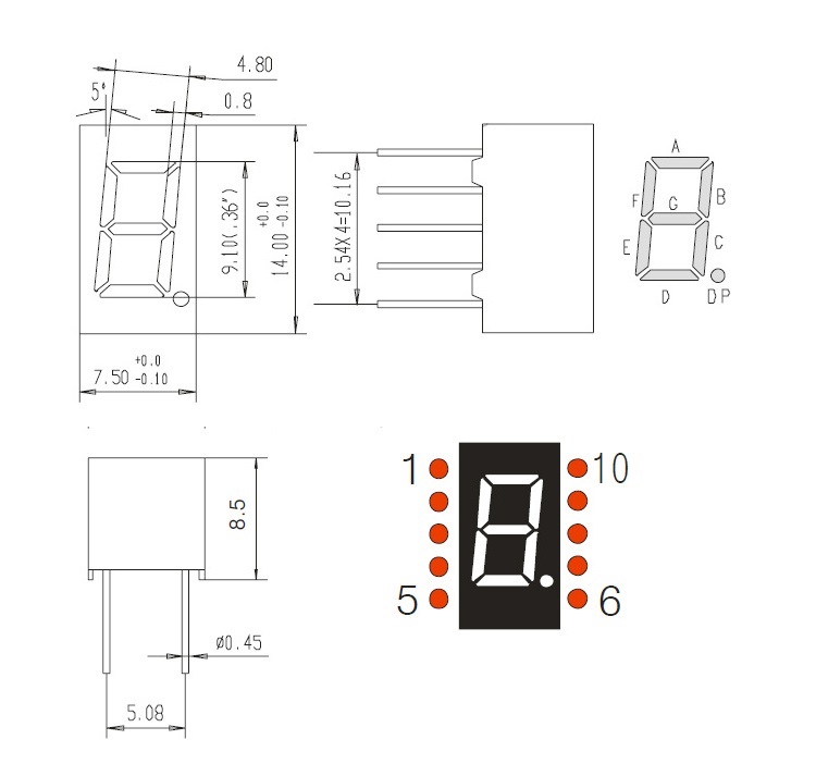 1Pcs-3161BS-036-inch-LED-Digital-Tube-One-digit-Common-Anode-Bright-Red-Light-1787767-1