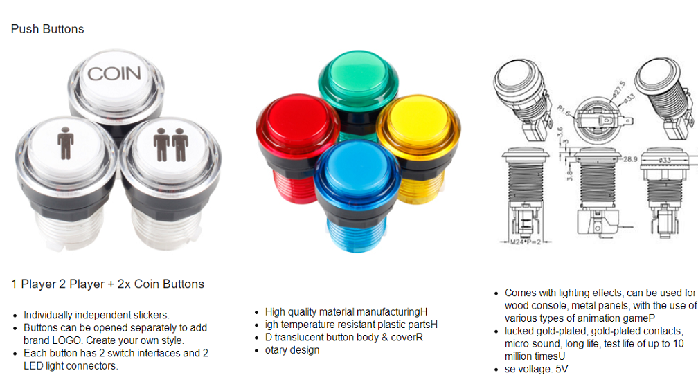 2-Player-LED-Arcade-DIY-Kits-USB-Encoder-to-PC-Joystick--led-Arcade-Buttons-Switch-for-Raspberry-Pi--1945499-3