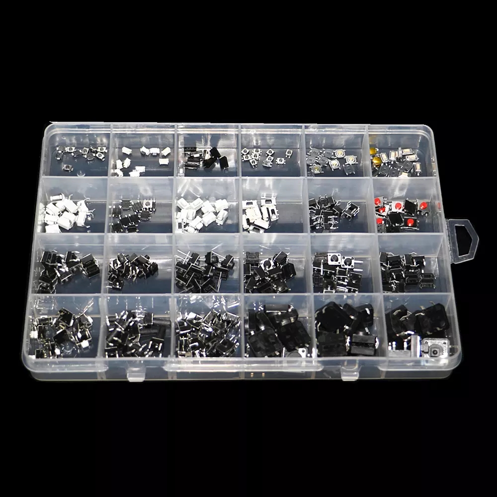 250pcs-25Values-Micro-Switch-Assorted-Push-Button-Tact-Switches-Reset--Mini-Leaf-Switch-SMD-DIP-24-3-1898397-2