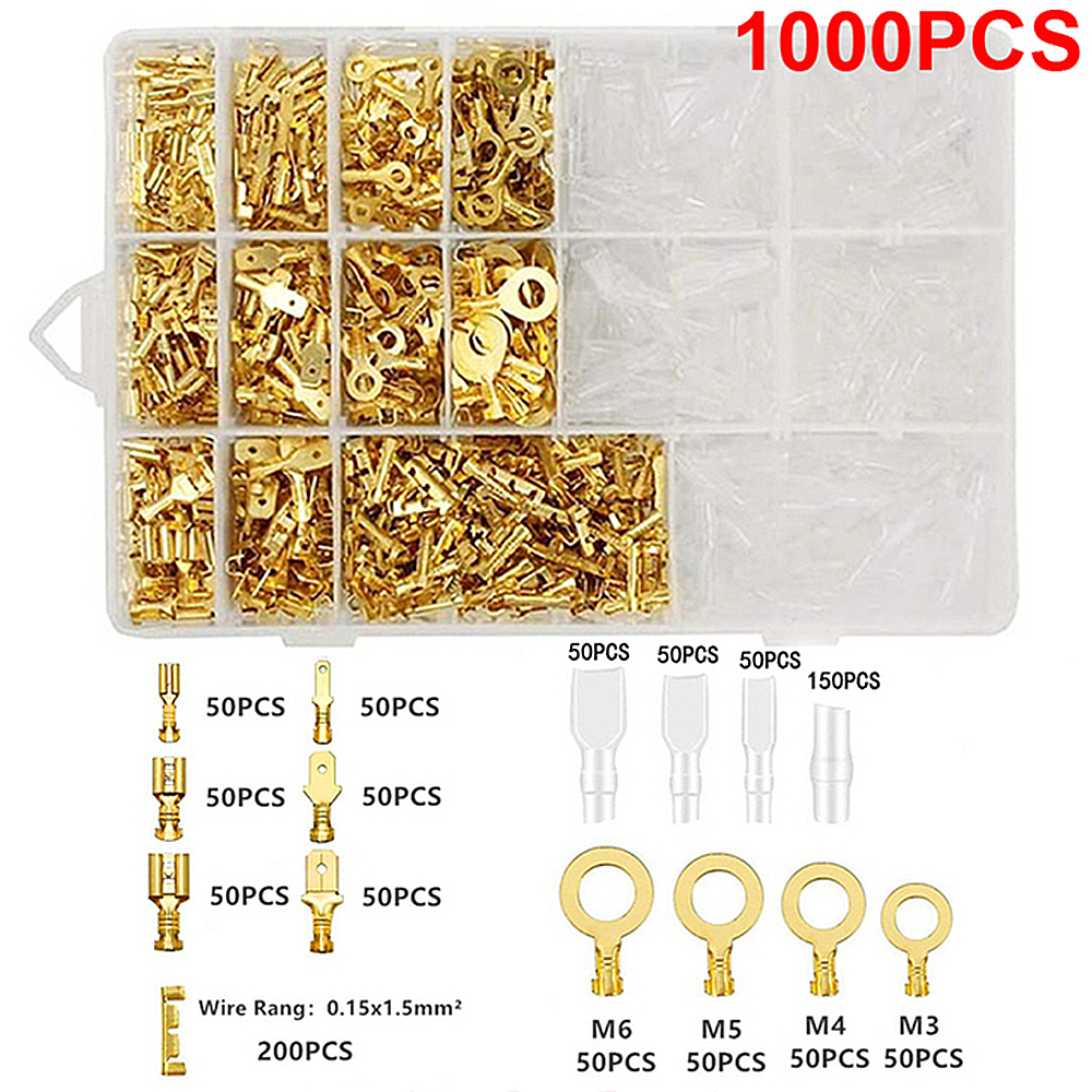 284863mm-Crimp-Terminals-Electrical-Insulated-Female-Male-Wire-Connector-Spade-Connectors-Terminals--1971008-14