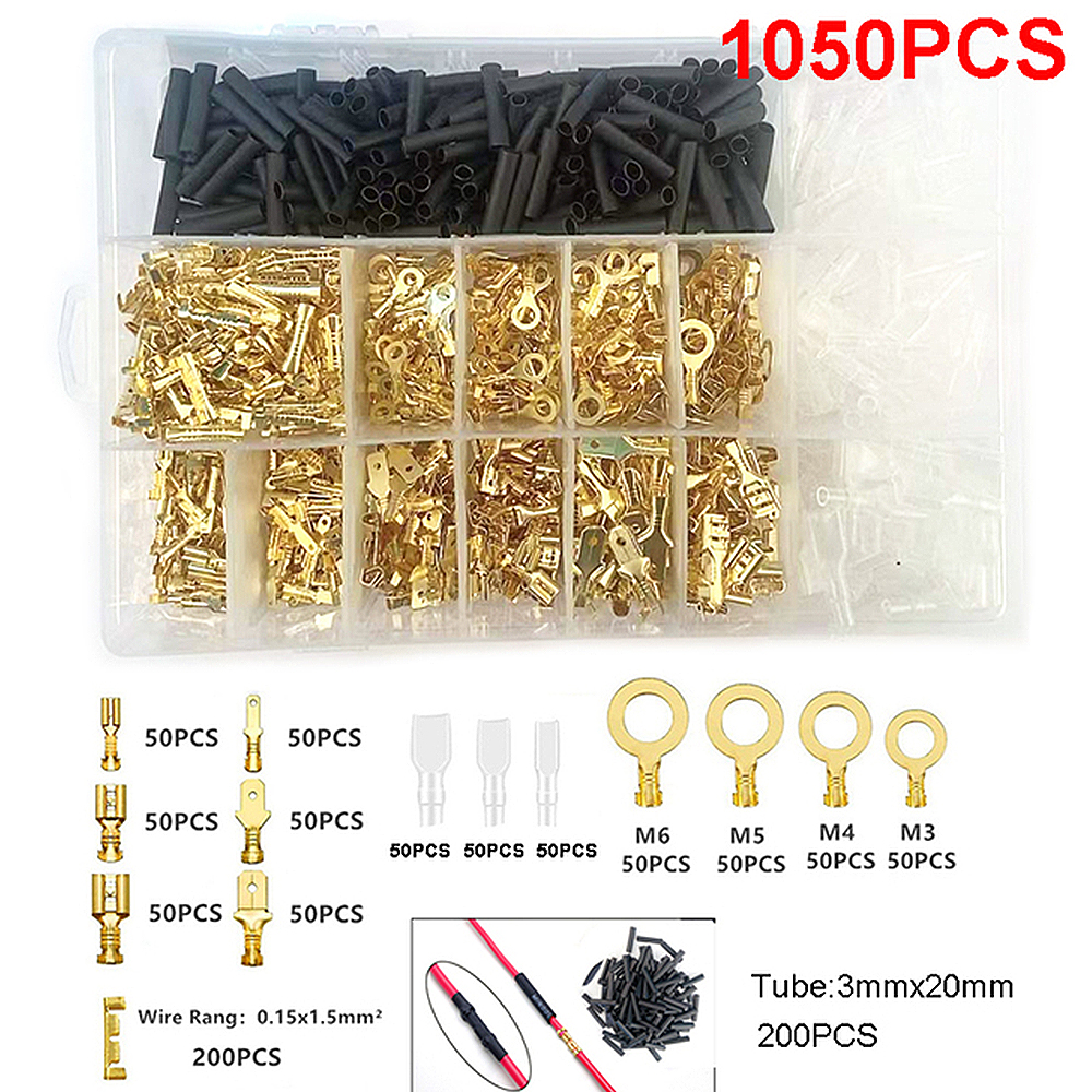 284863mm-Crimp-Terminals-Electrical-Insulated-Female-Male-Wire-Connector-Spade-Connectors-Terminals--1971008-15