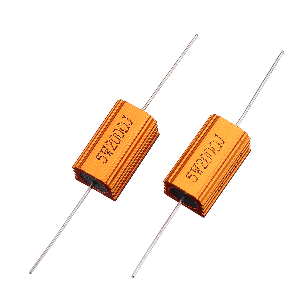 2pcs-RX24-5W-200R-200RJ-Metal-Aluminum-Case-High-Power-Resistor-Golden-Metal-Shell-Case-Heatsink-Res-1469600-1