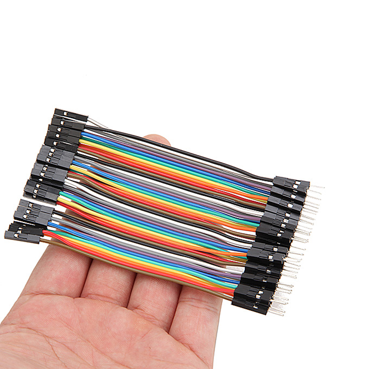 40pcs-10cm-Male-To-Female-Jumper-Cable-Dupont-Wire-994063-2