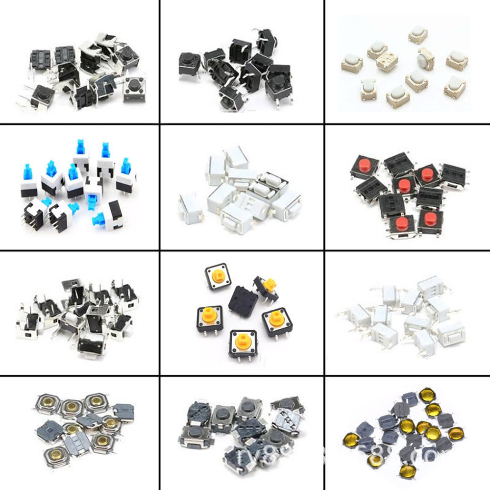 460PCS-Tact-Switch-Push-Button-Switch-Micro-Switch-For-Car-RemotTVToysHome-Use-Button-Caps-Kit-1973870-2
