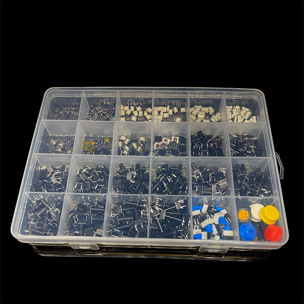 460PCS-Tact-Switch-Push-Button-Switch-Micro-Switch-For-Car-RemotTVToysHome-Use-Button-Caps-Kit-1973870-3