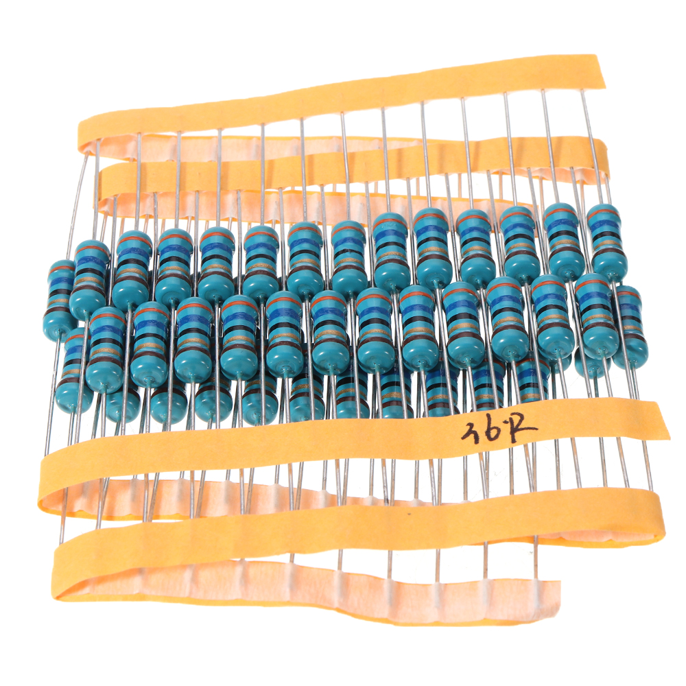 50pcs-1W-36R-Metal-Film-Resistor-1-36-ohm-Resistance-1651574-2