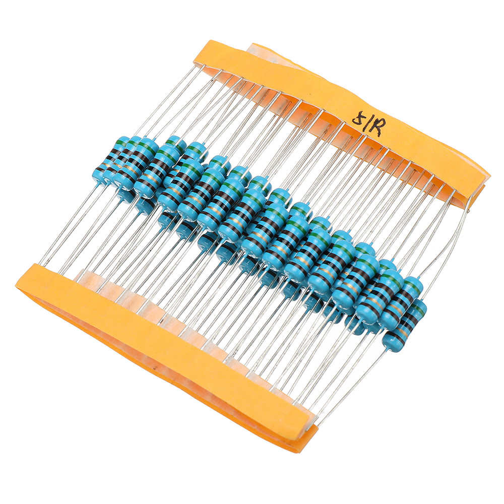 50pcs-1W-51R-Metal-Film-Resistor-1-51-ohm-Resistance-1651011-1