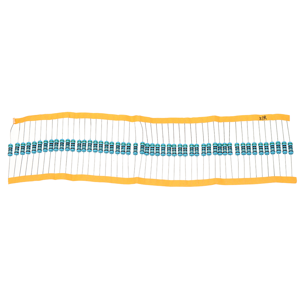 50pcs-1W-51R-Metal-Film-Resistor-1-51-ohm-Resistance-1651011-5