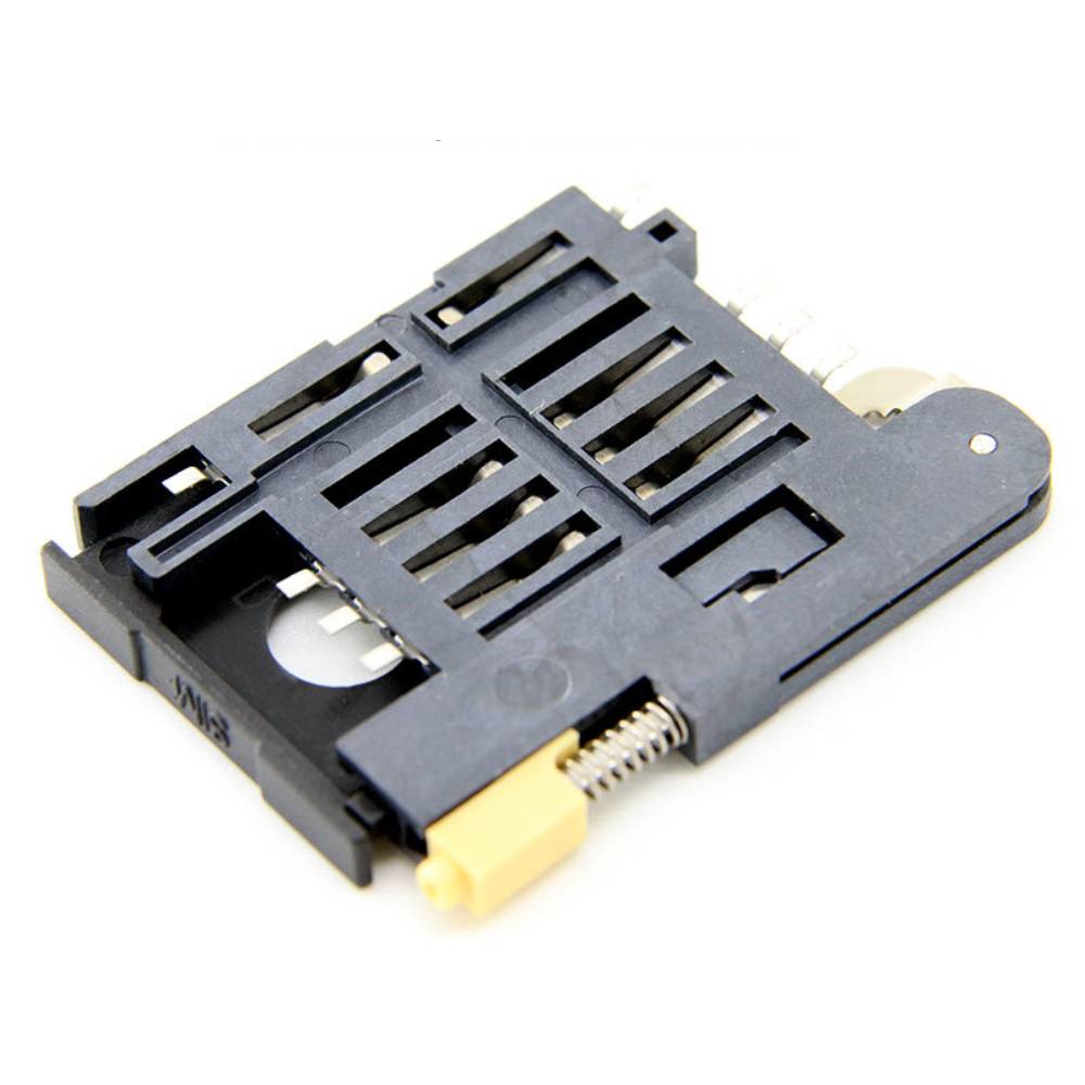 5PCS-91228-3001-6Pin-Push-Rod-Drawer-Type-SIM-Card-Holder-with-Card-Holder-1843270-2