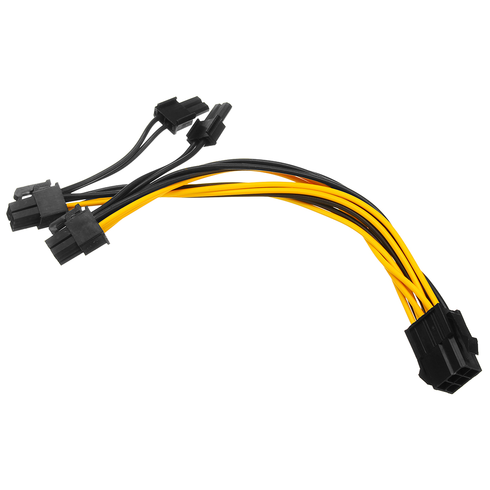 5Pcs-PCI-E-6-pin-To-2x-62-pin-Power-Splitter-Cable-PCIE-PCI-Express-1422078-3