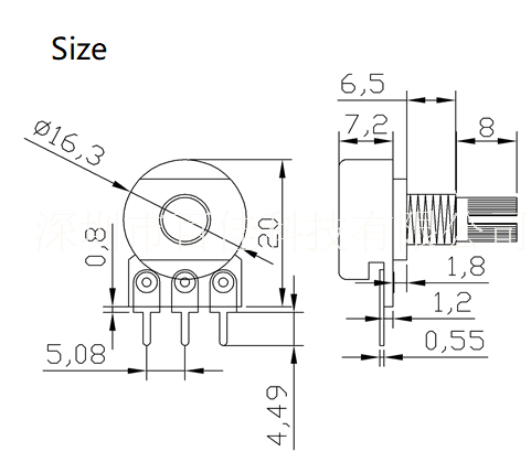 5pcslot-WH148-1K-2K-5K-10K-20K-50K-100K-250K-500K-1M-Single-Linear-Potentiometer-with-Knobs-1898793-1