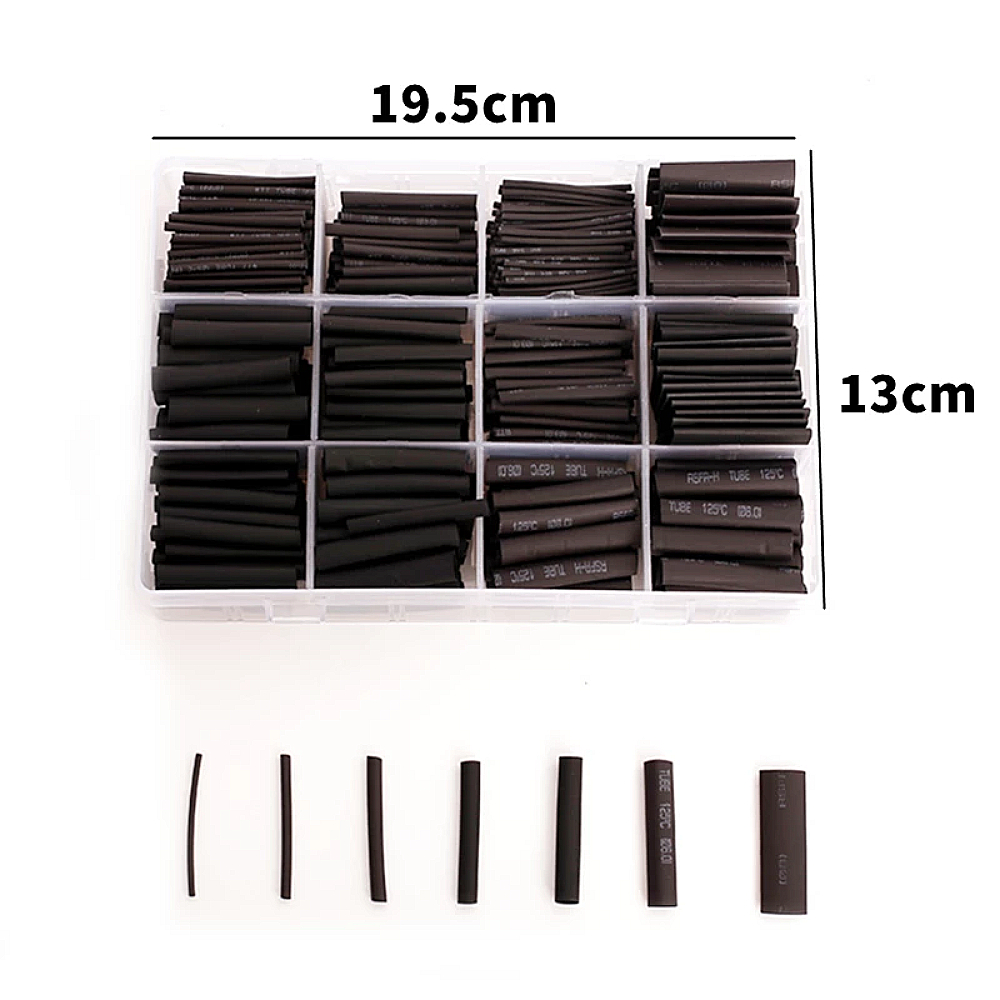 625pcs-Black-Boxed-Heat-Shrinktubing-21-Electronic-DIY-Kit-Insulated-Polyolefin-Sheathed-Shrink-Tubi-1907711-5