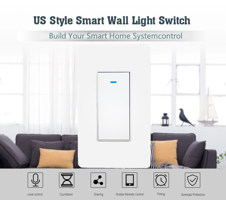 AC100-120V-White-120-Keys-Mechanical-Wifi-Smart-Switch-Smart-Speaker-Voice-Control-Support-Alexa-1648576-3