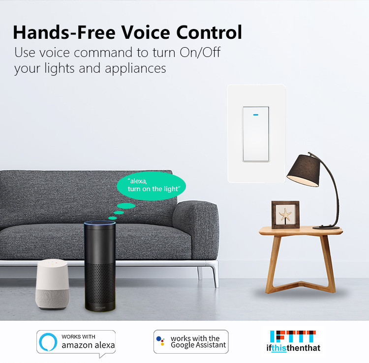 AC100-120V-White-120-Keys-Mechanical-Wifi-Smart-Switch-Smart-Speaker-Voice-Control-Support-Alexa-1648576-4