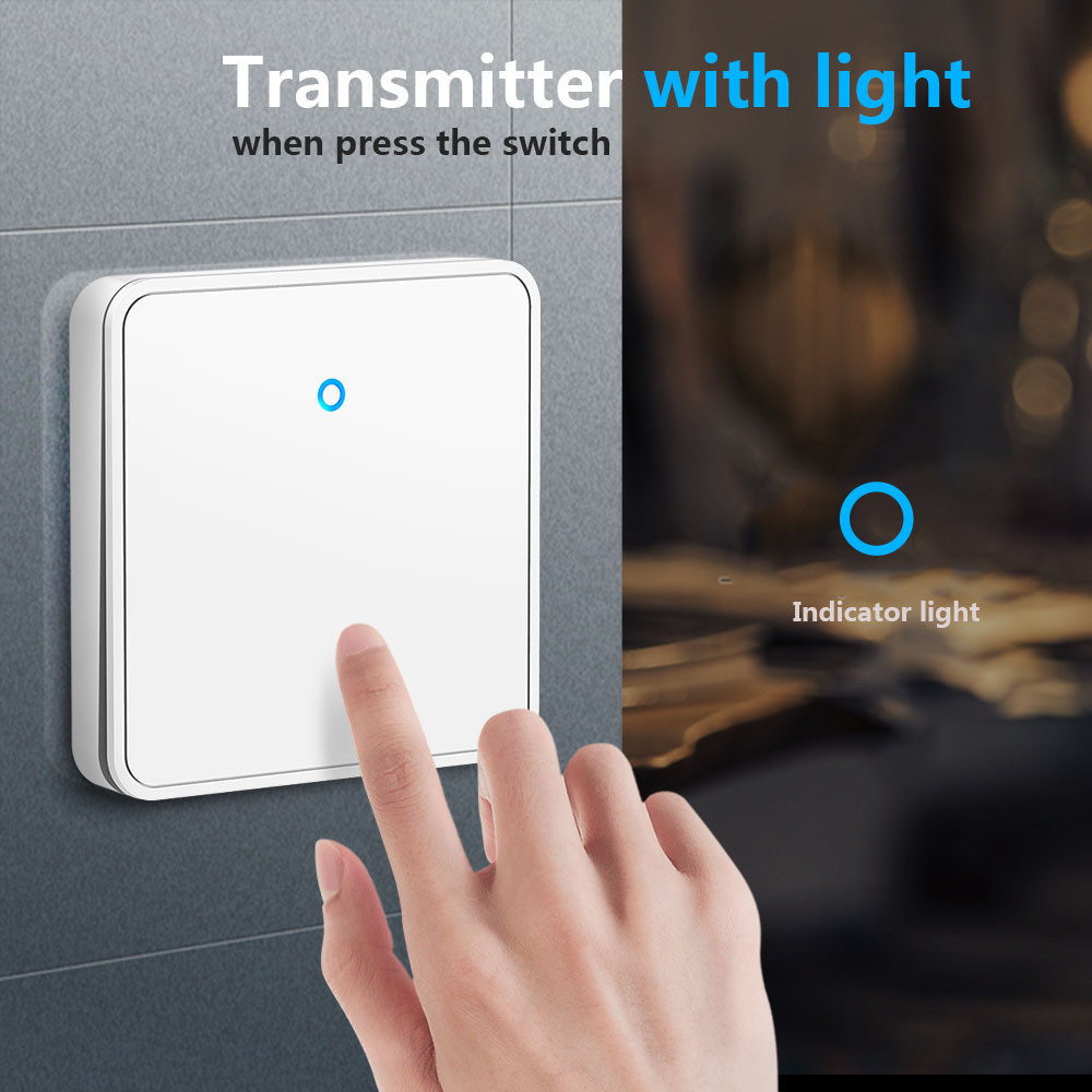 SMATRUL-H9-Gold-1Gang-Wireless-smart-Switch-433Mhz-300M-White-RF-Remote-Controller-1677775-3