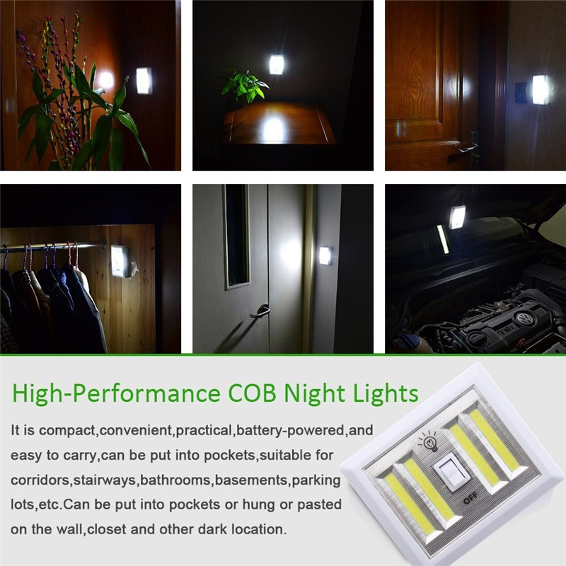Battery-Powered-4-COB-LED-Night-Light-Wall-Switch-Self-Stick-Closet-6000K-White-Bright-1153569-4