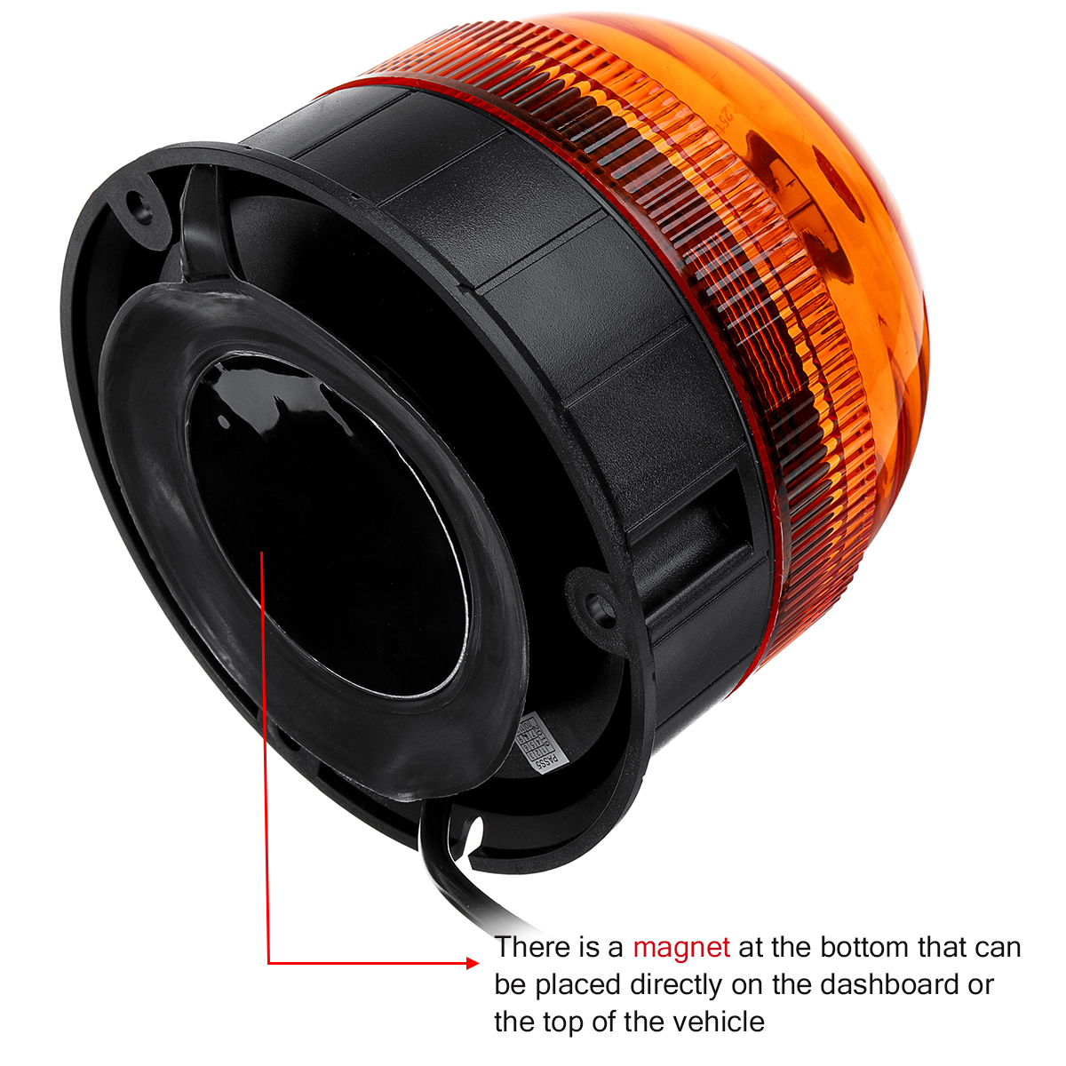 DC12-24V-40LED-Magnetic-Roof-Rotating-Flash-Amber-Beacon-Strobe-Tractor-Warning-Signal-Light-1621524-5