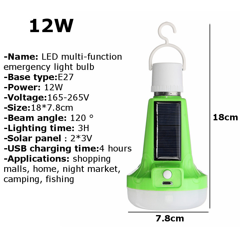 E27-12W-Pure-White-LED-Solar-Rechargeable-Tent-Camping-Flashlight-Emergency-Lamp--AC165-265V-1265938-5