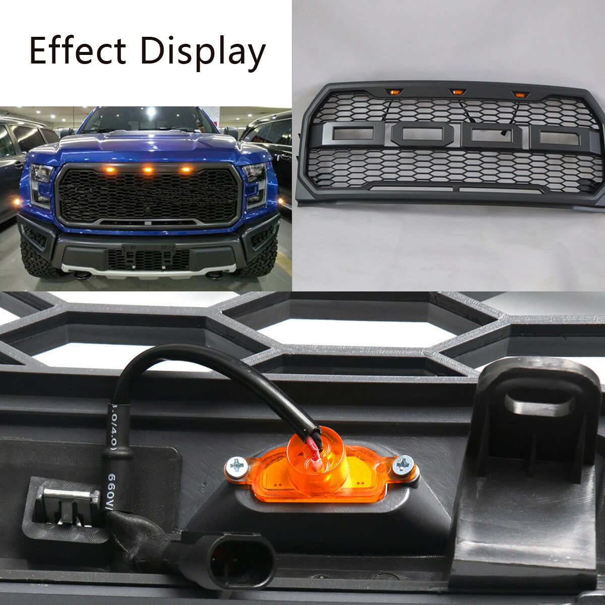 Front-Bumper-Grille-LED-Light-Warning-Signal-Light-Grill-For-Ford-Raptor-Style-F-150-F150-1635625-3