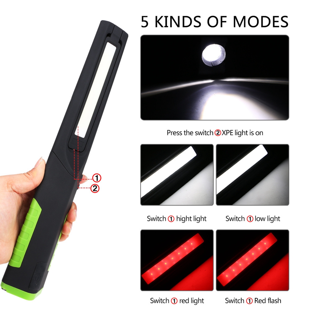 Portable-COB-LED-USB-Rechargeable-Magnetic-Work-Light-Hook-Foldable-Camping-Tent-Torch-Flashlight-1510765-4