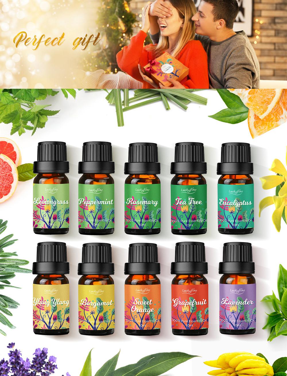 10PCS-10ml-Aromatherapy-Essential-Oil-Remove-Odor-Fragrances-100-Natural-Reduce-Fatigue-1898127-1