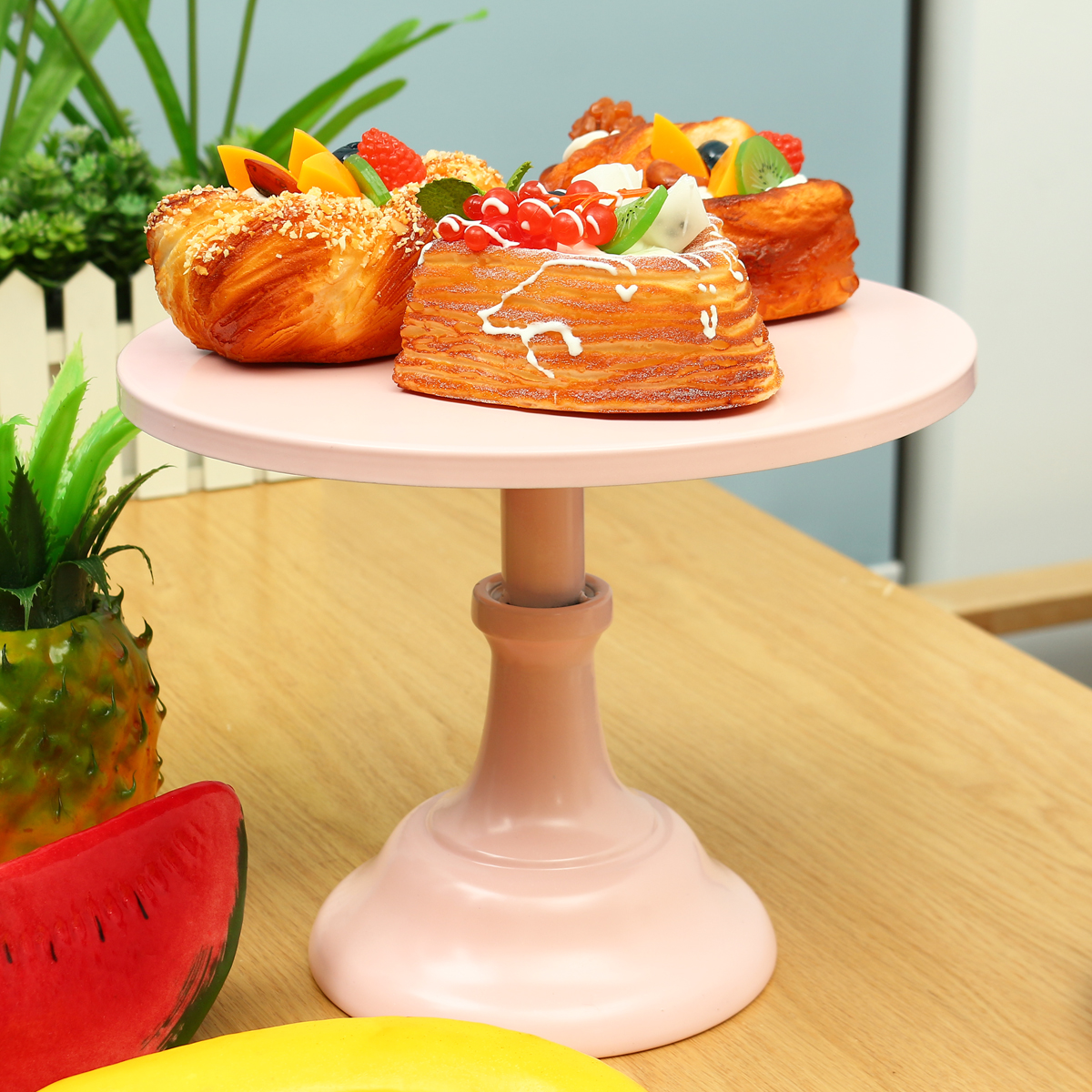 10-Inch-Cake-Stand-White-Simple-Style-Fruit-Dessert-Rack-Desktop-Decorations-Serving-Tray-1426216-4