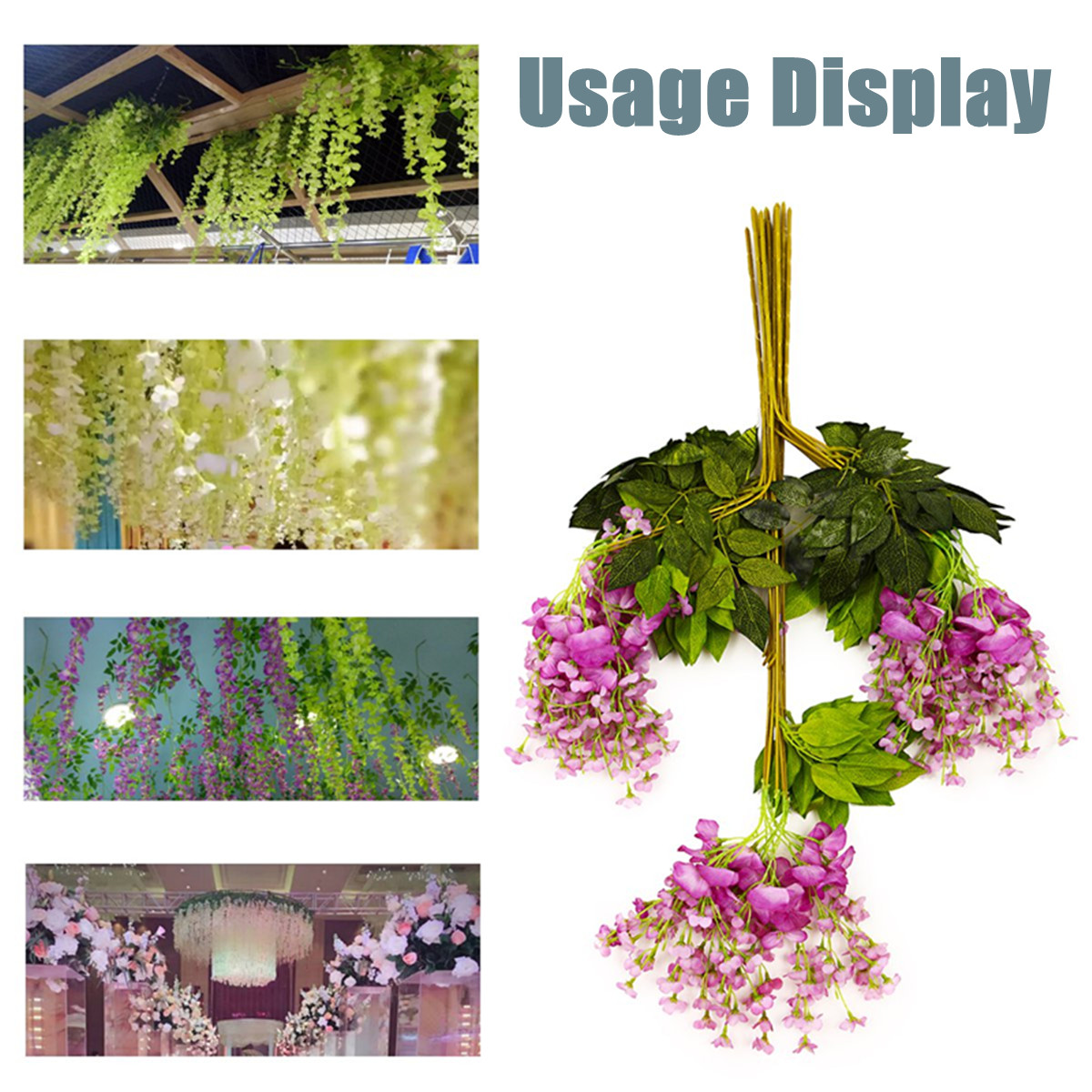 12-Pcs-Artificial-Silk-Flower-Wisteria-Vine-Hanging-Garland-Garden-Wedding-Decorations-1350406-9