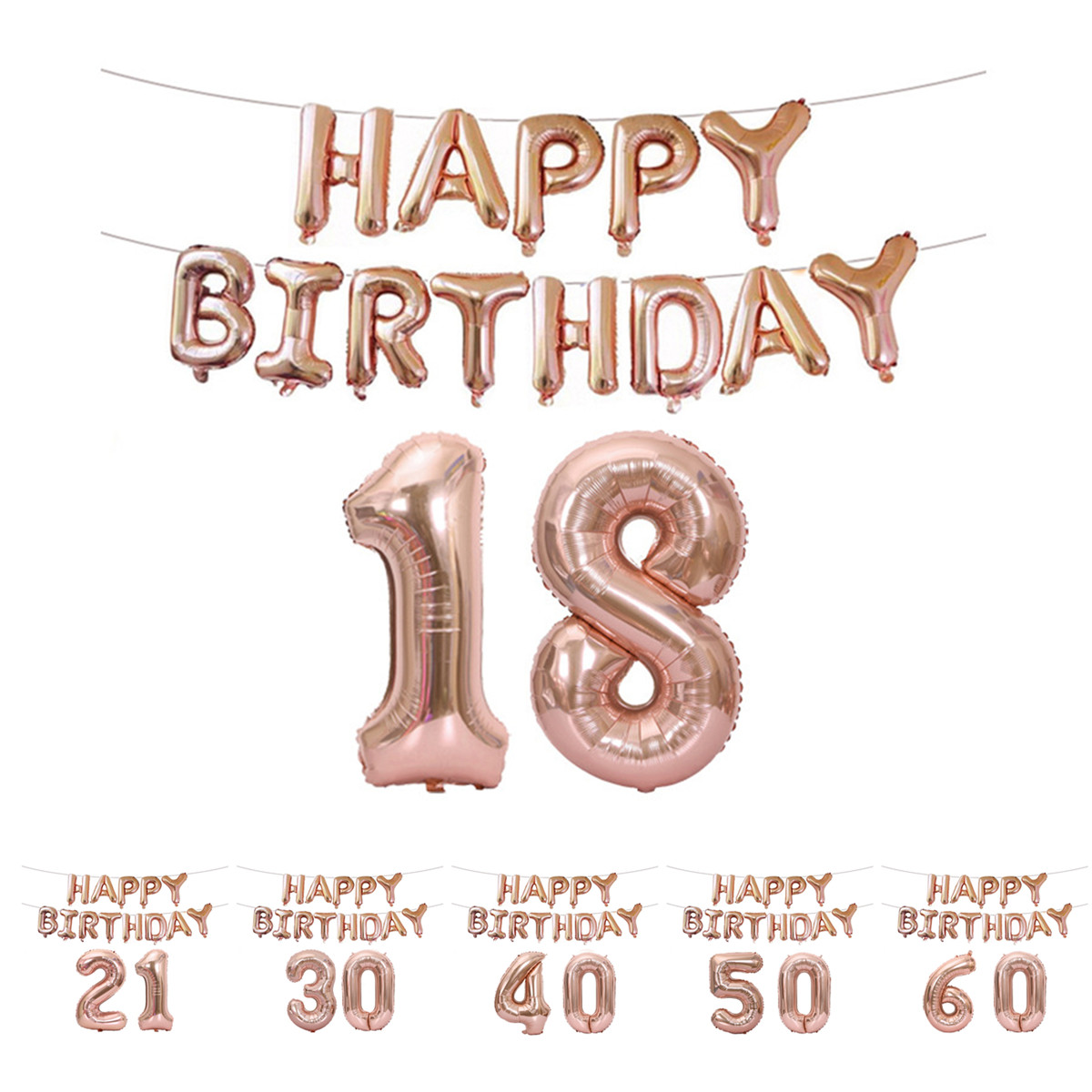 182130405060th-Rose-Gold-Happy-Birthday-Foil-Balloon-Banner-Kit-Party-Decorations-1456819-2