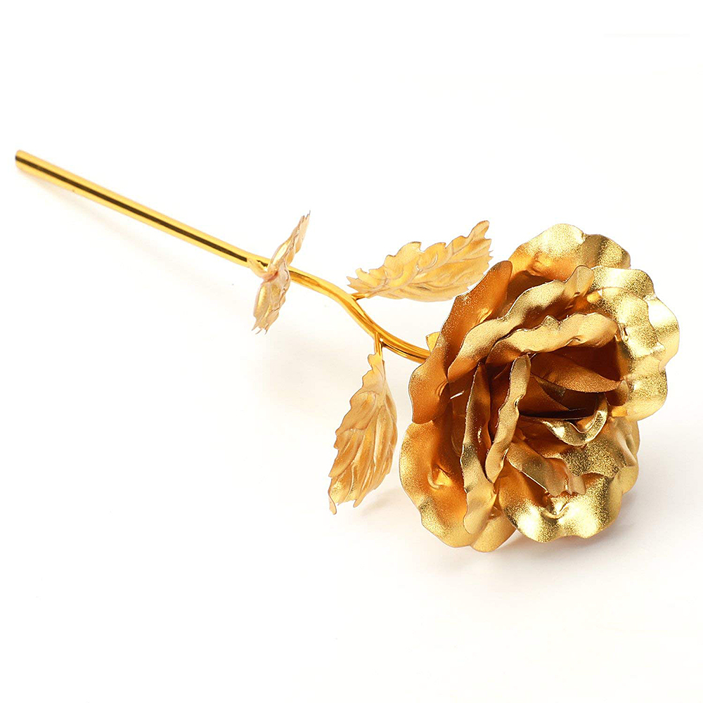 24K-Gold-Foil-Sheets-Artificial-Rose-Flower-Birthday-Thanksgiving-Day-Decoration-Gift-1636560-7