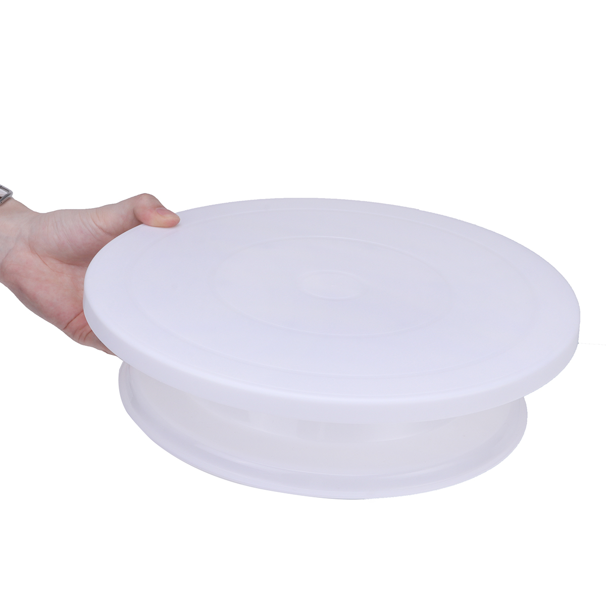 28cm-Rotating-Cake-Icing-Decorating-Revolving-Display-Stand-Turntable-Smoother-1515760-4