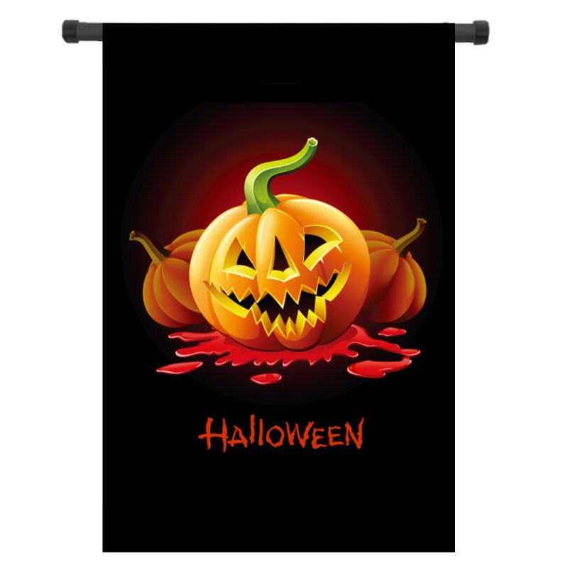 30x45cm-Halloween-Polyester-Demon-Pumpkin-Flag-Garden-Holiday-Decoration-1091088-4