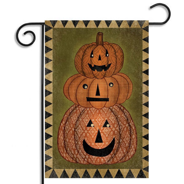 30x45cm-Halloween-Pumpkin-Polyester-Welcome-Flag-Garden-Holiday-Decoration-1089889-2