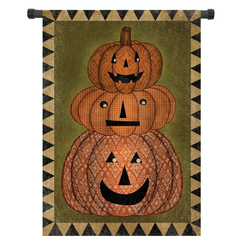 30x45cm-Halloween-Pumpkin-Polyester-Welcome-Flag-Garden-Holiday-Decoration-1089889-3