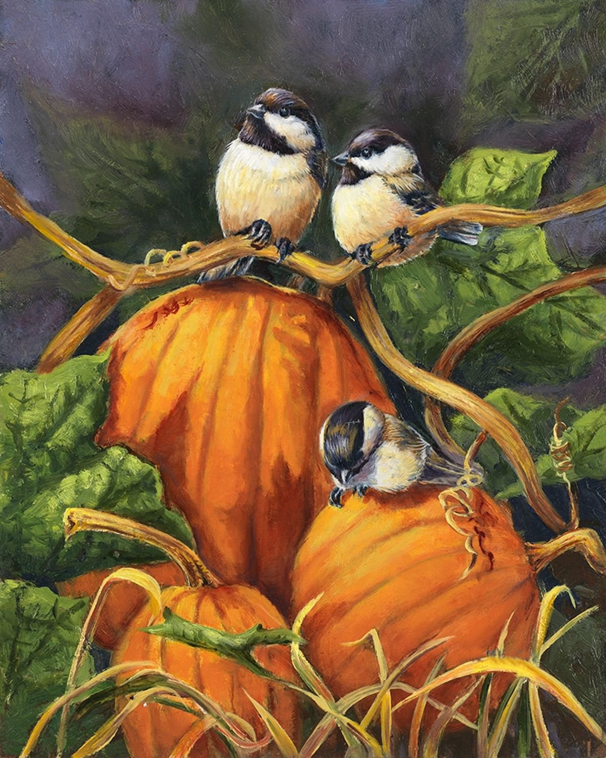 30x45cm-Thanksgiving-Polyester-Pumpkins-Birds-Welcome-Flag-Garden-Holiday-Decoration-1096443-4
