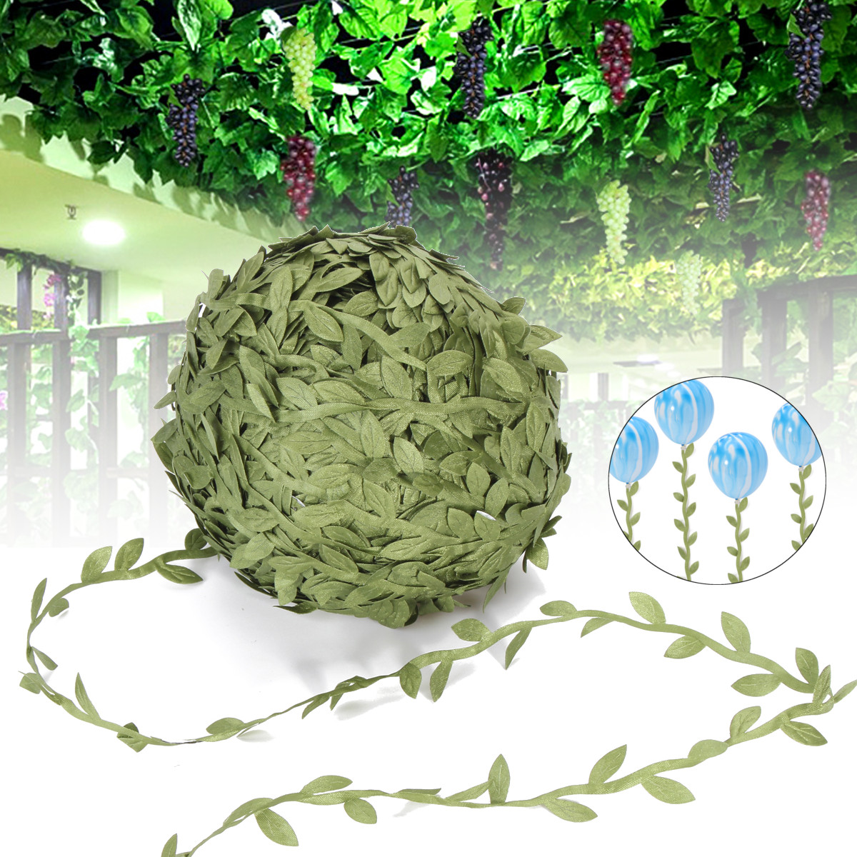 40-200m-Artificial-Green-Ivy-Vine-Leaf-Garland-Rattan-Foliage-Home-Wedding-Decorations-1634426-1