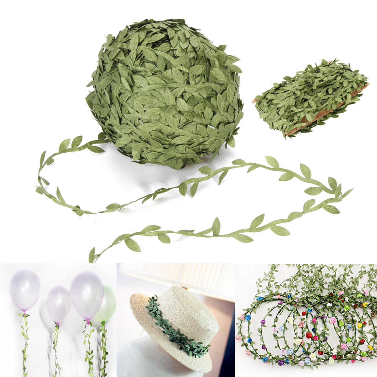 40-200m-Artificial-Green-Ivy-Vine-Leaf-Garland-Rattan-Foliage-Home-Wedding-Decorations-1634426-10
