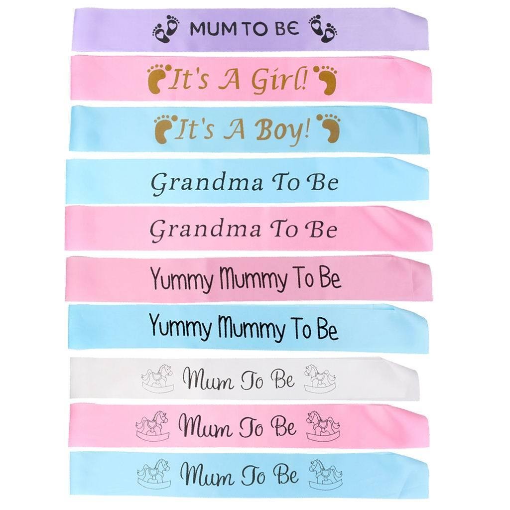 Colors-Baby-Shower-Party-Satin-Sash-Banner-Ribbon-New-Mummy-To-BeGrandmaAuntieNanny-1128720-12