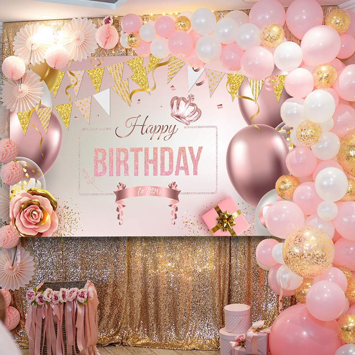 Happy-Birthday-Decorations-Banner-Large-Rose-Gold-Balloons-Backdrop-Theme-Poster-1834298-3