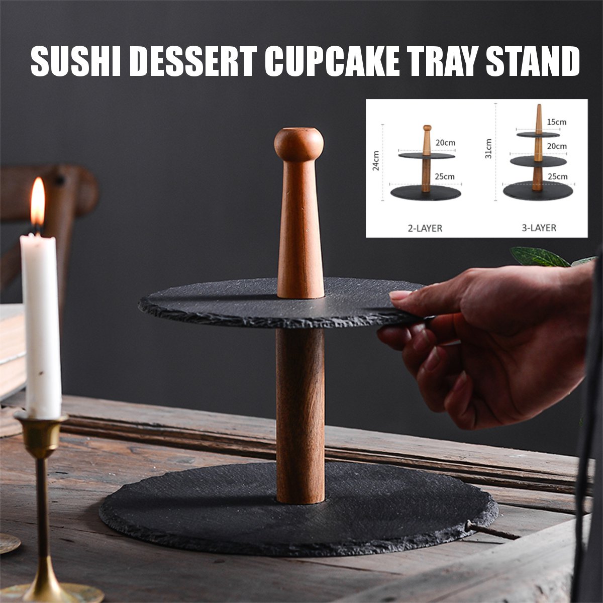 Sushi-Sashimi-Wooden-Rock-Tray-Dessert-Cake-Dinner-Cupcake-Display-Holder-Stand-1679105-1